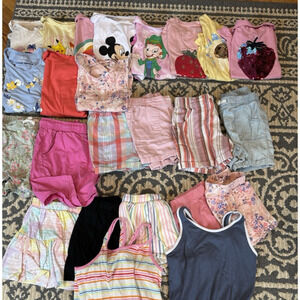 LOT of Girl’s Clothes Size 10 10/12 Spring Summer 24 piece lot